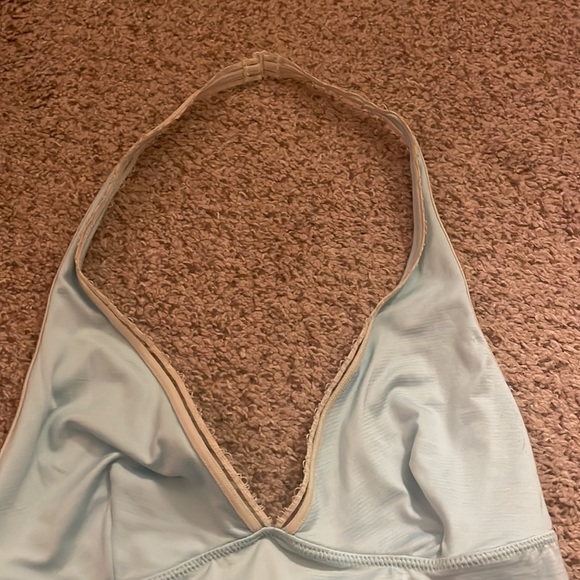 Vintage Blue Halter Top - Picture 2 of 2